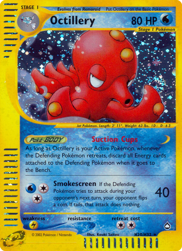 Octillery (H20/H32) [Aquapolis] | Kessel Run Games Inc. 