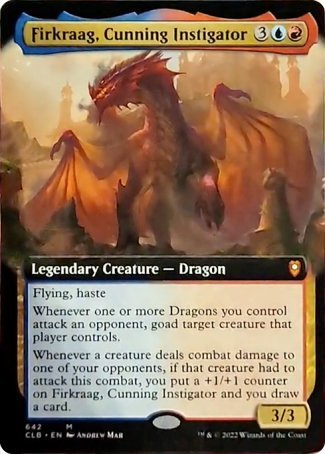 Firkraag, Cunning Instigator (Extended Art) [Commander Legends: Battle for Baldur's Gate] | Kessel Run Games Inc. 