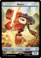 Robot // Treasure (019) Double-Sided Token [Fallout Tokens] | Kessel Run Games Inc. 