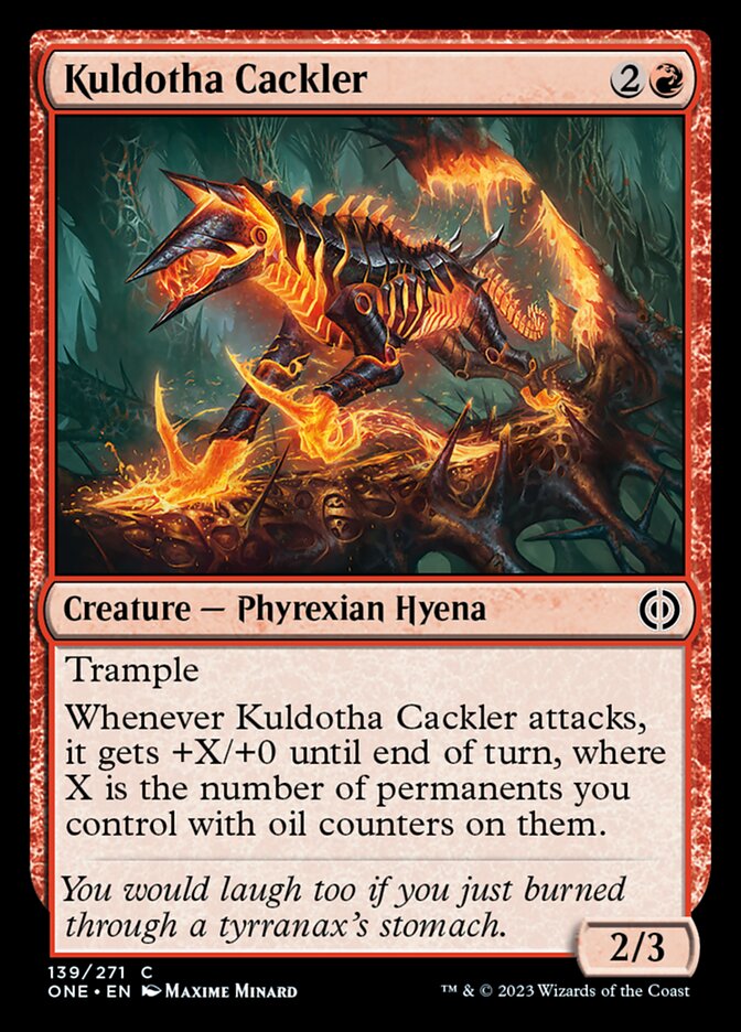 Kuldotha Cackler [Phyrexia: All Will Be One] | Kessel Run Games Inc. 