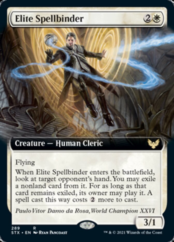 Elite Spellbinder (Extended Art) [Strixhaven: School of Mages] | Kessel Run Games Inc. 