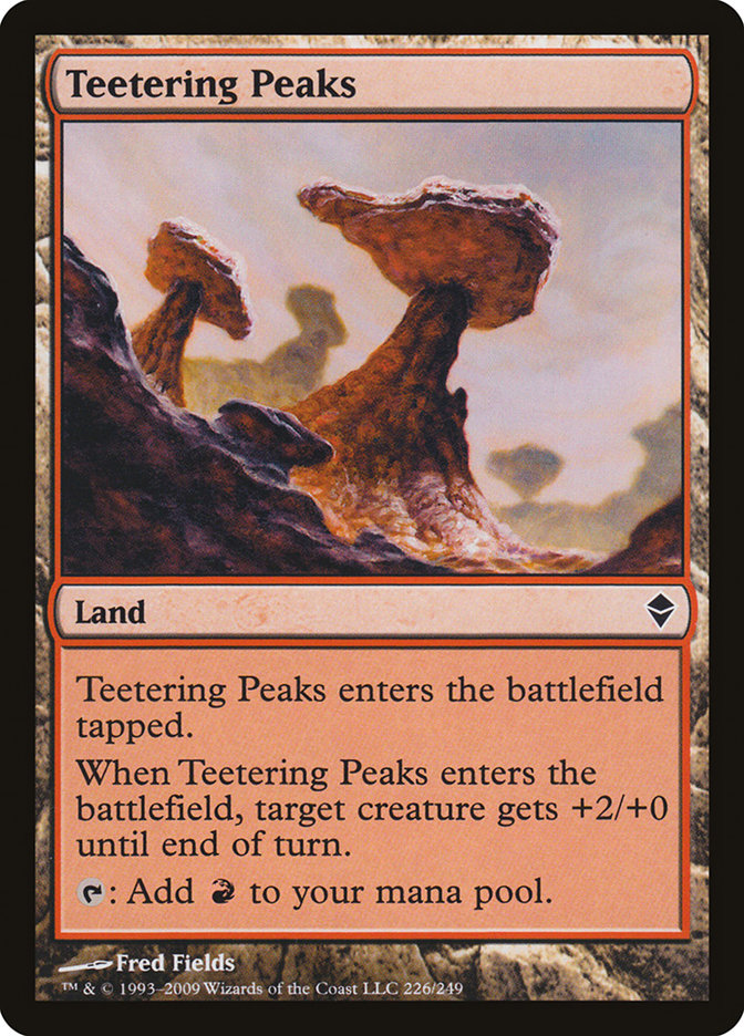 Teetering Peaks [Zendikar] | Kessel Run Games Inc. 