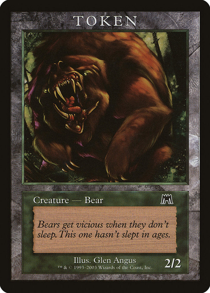 Bear Token [Magic Player Rewards 2003] | Kessel Run Games Inc. 