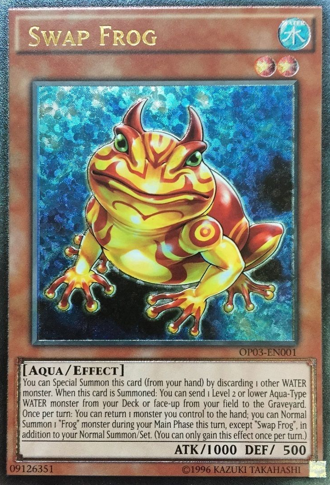 Swap Frog [OP03-EN001] Ultimate Rare | Kessel Run Games Inc. 