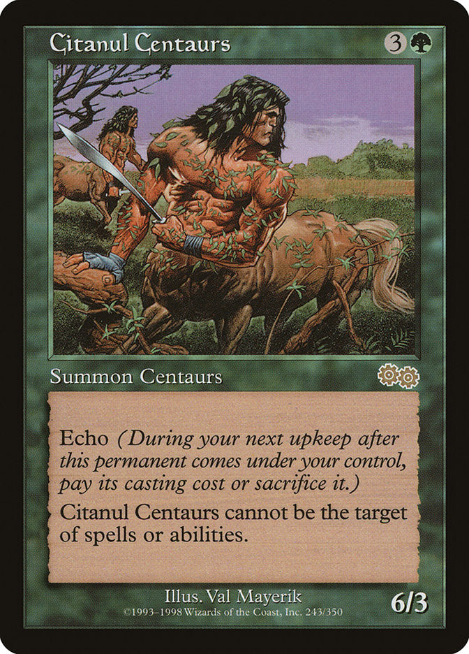 Citanul Centaurs [Urza's Saga] | Kessel Run Games Inc. 
