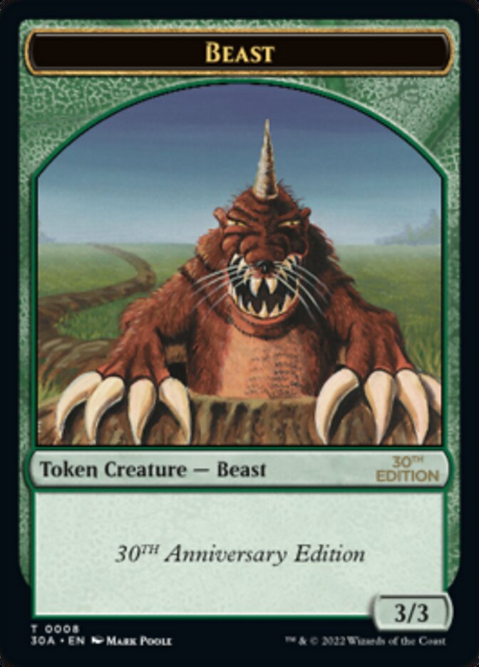 Beast Token [30th Anniversary Tokens] | Kessel Run Games Inc. 