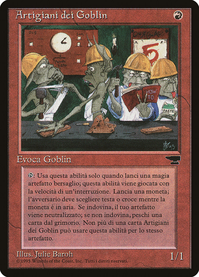 Goblin Artisans (Italian) - "Artigiani dei Goblin" [Rinascimento] | Kessel Run Games Inc. 