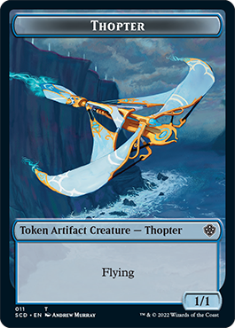 Pegasus // Thopter Double-Sided Token [Starter Commander Decks] | Kessel Run Games Inc. 