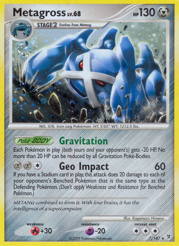 Metagross (7/147) (Cracked Ice Holo) (Blister Exclusive) [Platinum: Supreme Victors] | Kessel Run Games Inc. 