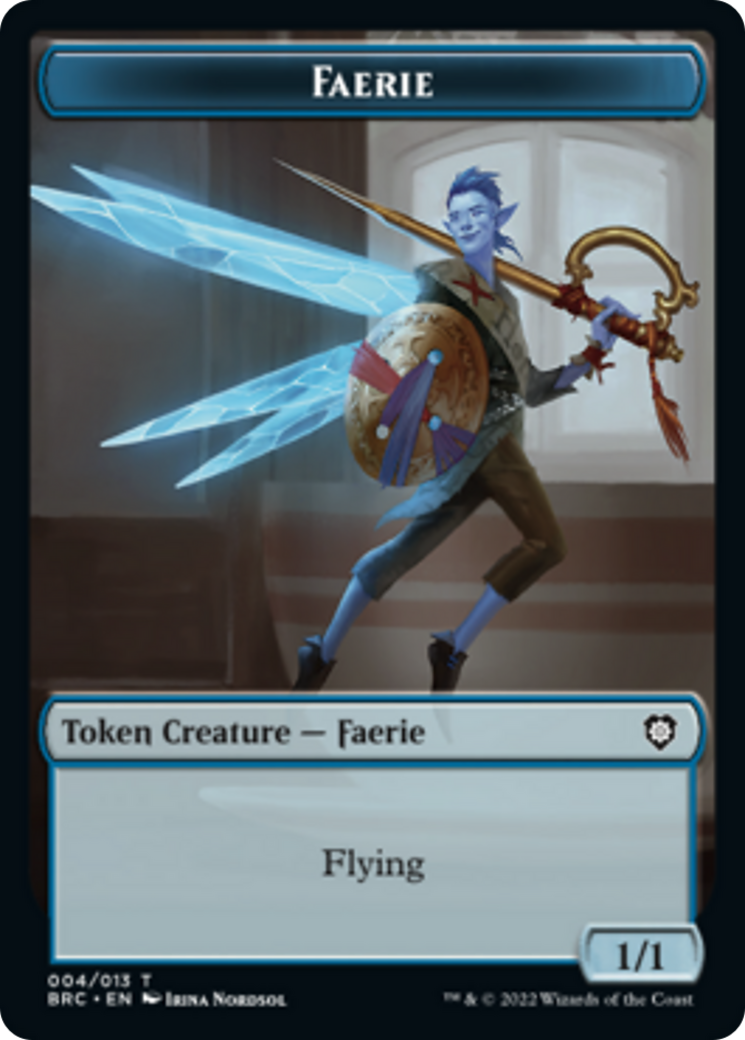 Faerie // Powerstone Double-Sided Token [The Brothers' War Commander Tokens] | Kessel Run Games Inc. 