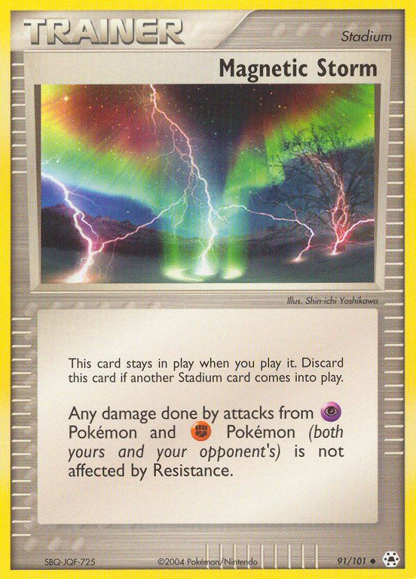 Magnetic Storm (91/101) [EX: Hidden Legends] | Kessel Run Games Inc. 