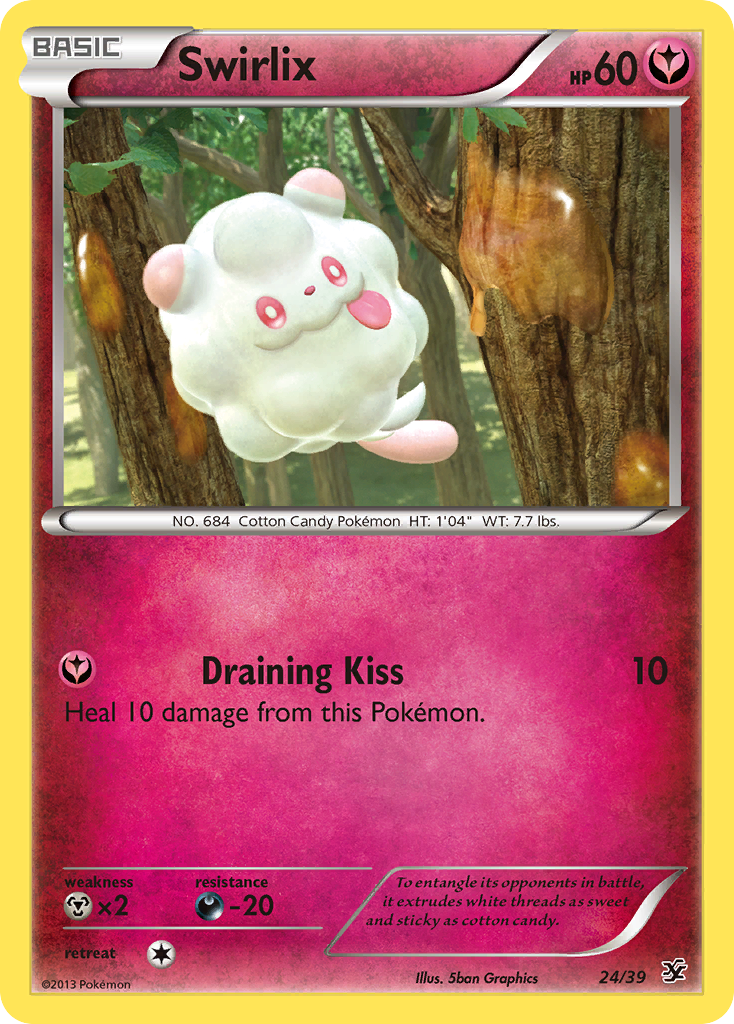 Swirlix (24/39) [XY: Kalos Starter Set] | Kessel Run Games Inc. 