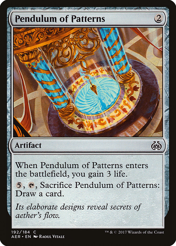 Pendulum of Patterns [Aether Revolt] | Kessel Run Games Inc. 