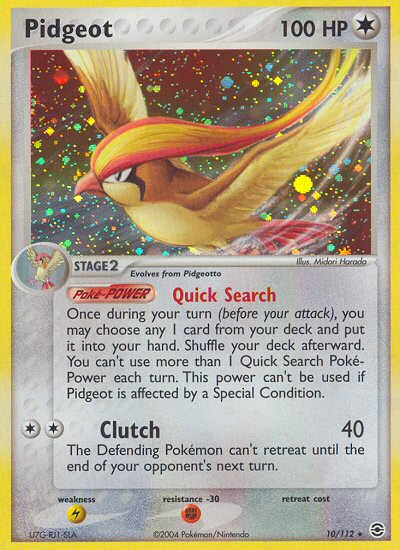 Pidgeot (10/112) [EX: FireRed & LeafGreen] | Kessel Run Games Inc. 