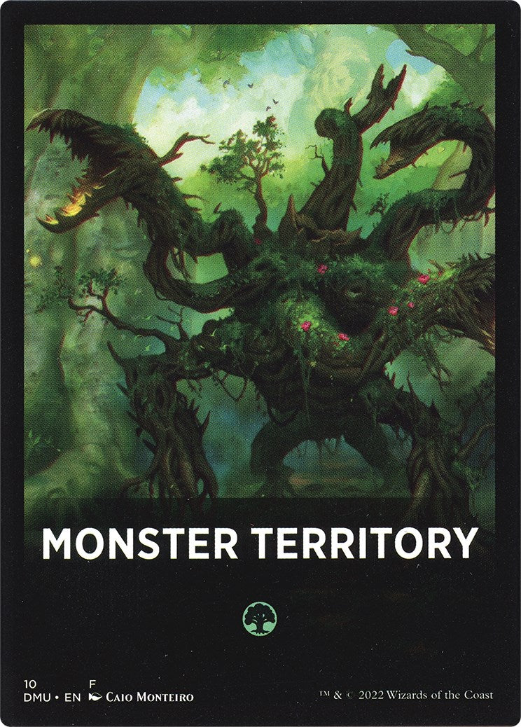 Monster Territory Theme Card [Dominaria United Tokens] | Kessel Run Games Inc. 