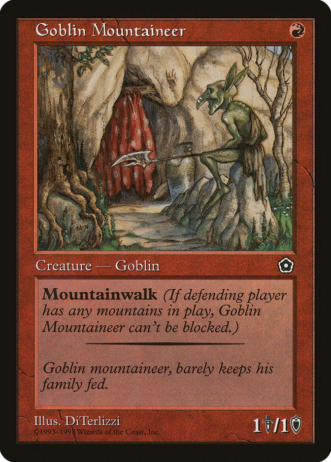 Goblin Mountaineer [Portal Second Age] | Kessel Run Games Inc. 