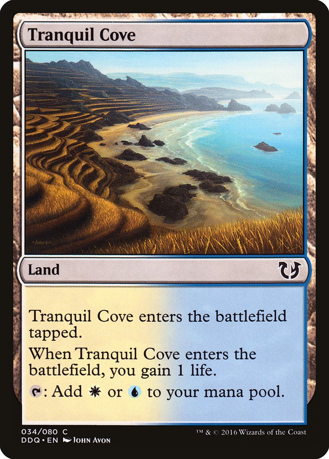 Tranquil Cove [Duel Decks: Blessed vs. Cursed] | Kessel Run Games Inc. 