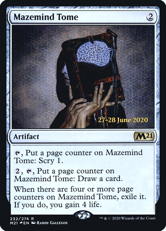 Mazemind Tome [Core Set 2021 Prerelease Promos] | Kessel Run Games Inc. 