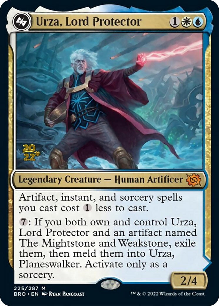 Urza, Lord Protector [The Brothers' War Prerelease Promos] | Kessel Run Games Inc. 