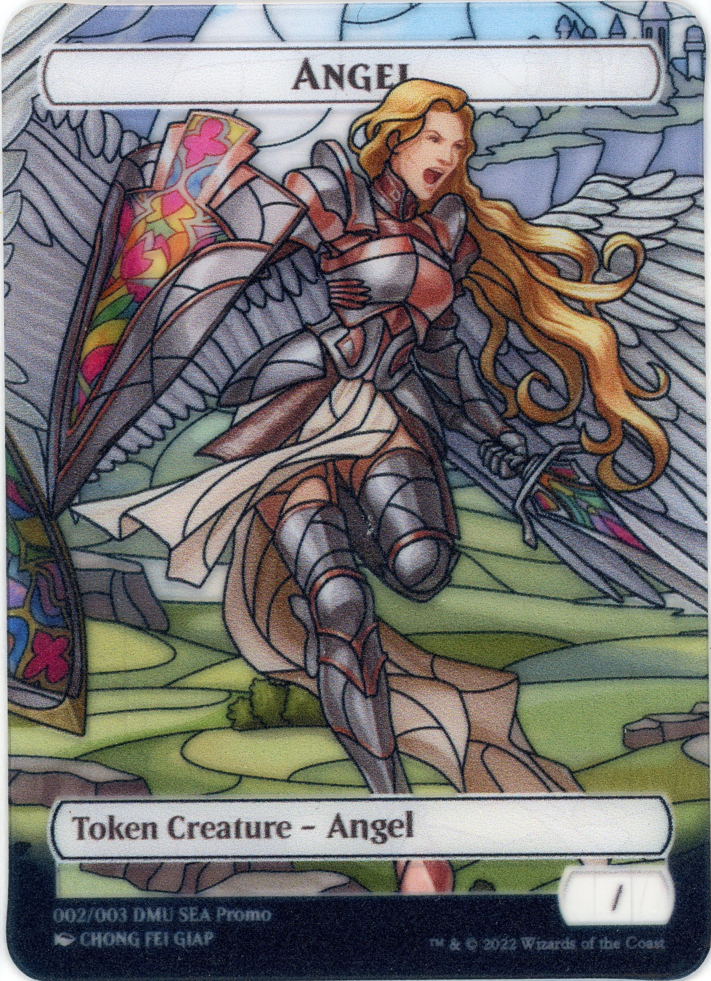 Angel Token (SEA Exclusive) [Dominaria United Tokens] | Kessel Run Games Inc. 