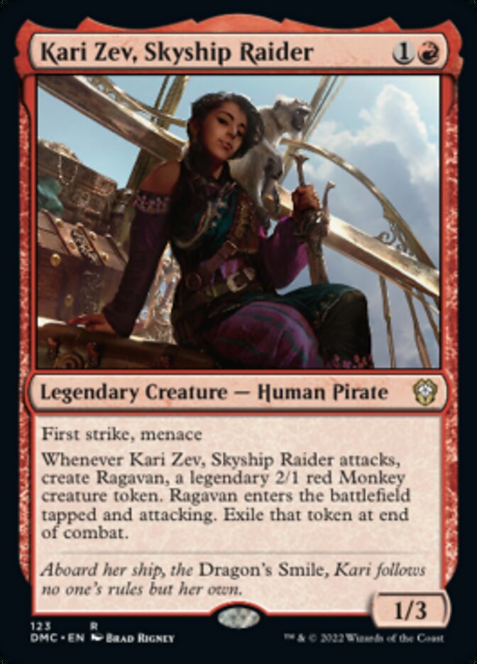 Kari Zev, Skyship Raider [Dominaria United Commander] | Kessel Run Games Inc. 