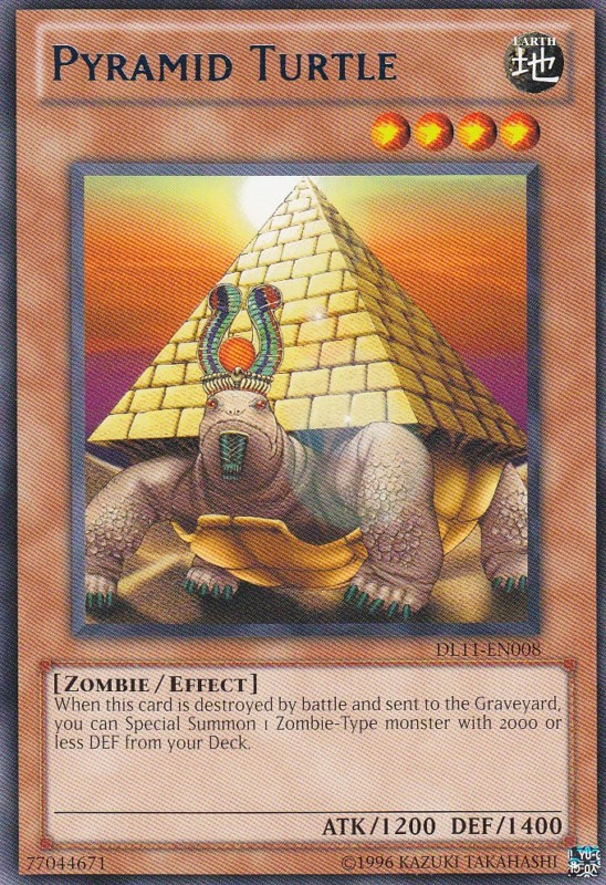 Pyramid Turtle (Blue) [DL11-EN008] Rare | Kessel Run Games Inc. 