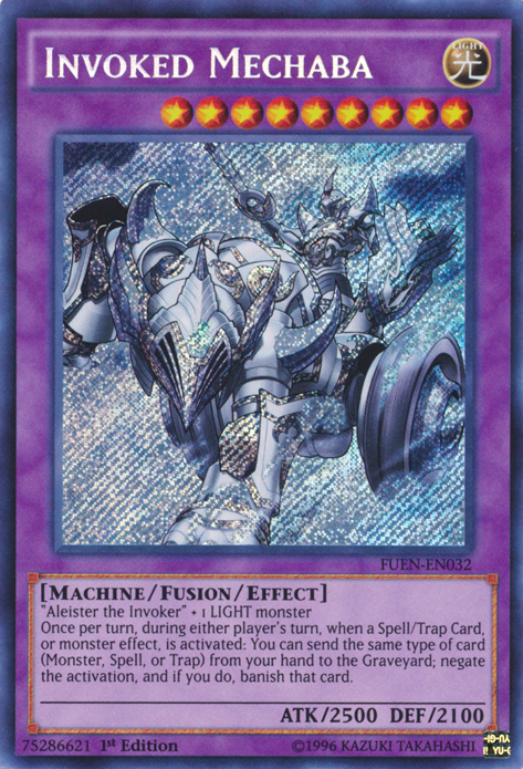 Invoked Mechaba [FUEN-EN032] Secret Rare | Kessel Run Games Inc. 