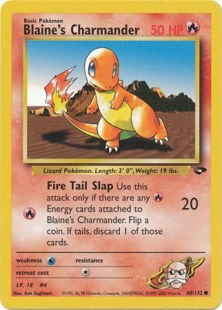 Blaine's Charmander (60/132) [Gym Challenge Unlimited] | Kessel Run Games Inc. 