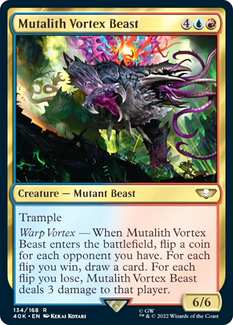 Mutalith Vortex Beast (Surge Foil) [Warhammer 40,000] | Kessel Run Games Inc. 