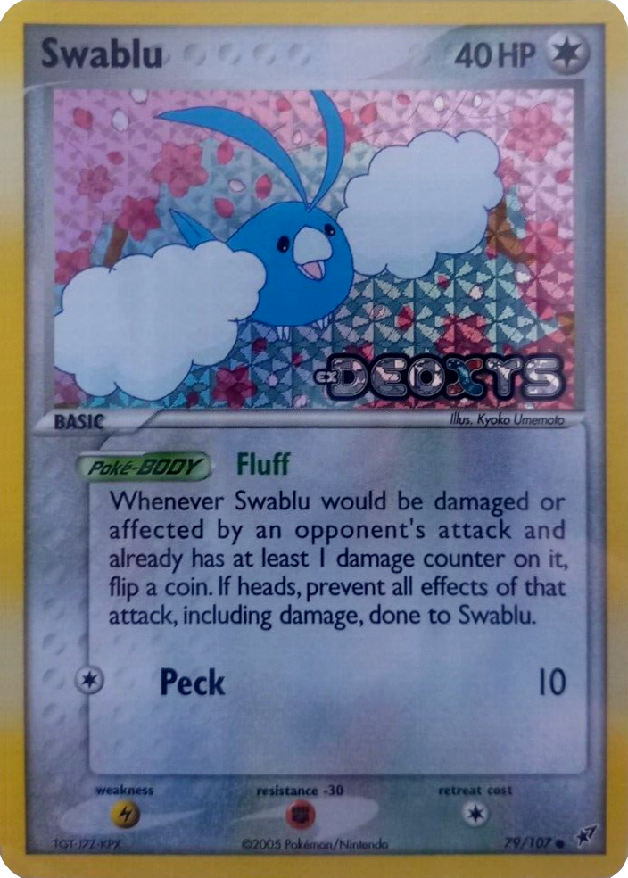 Swablu (79/107) (Stamped) [EX: Deoxys] | Kessel Run Games Inc. 