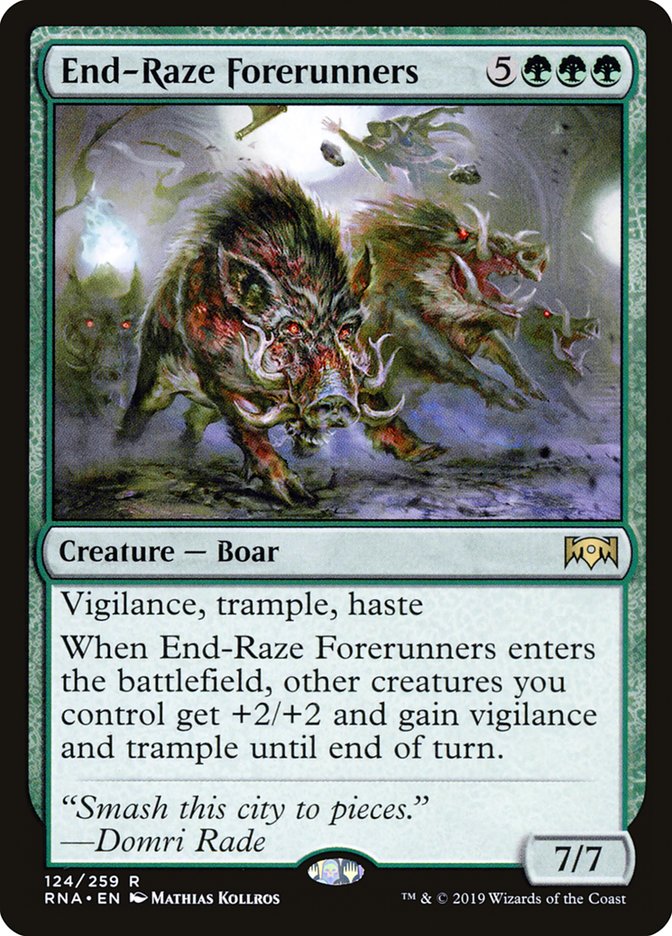 End-Raze Forerunners [Ravnica Allegiance] | Kessel Run Games Inc. 