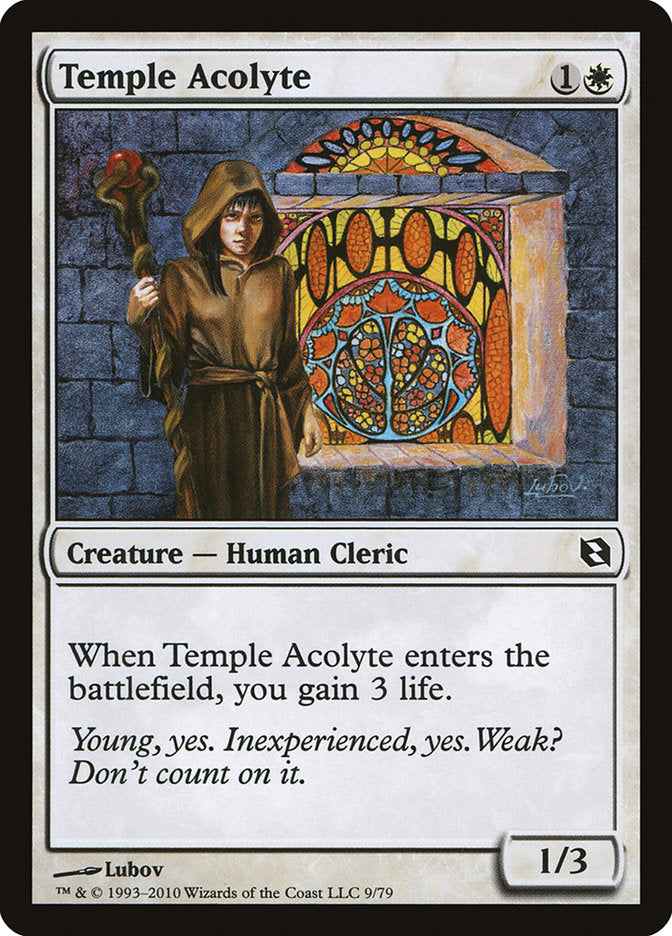 Temple Acolyte [Duel Decks: Elspeth vs. Tezzeret] | Kessel Run Games Inc. 