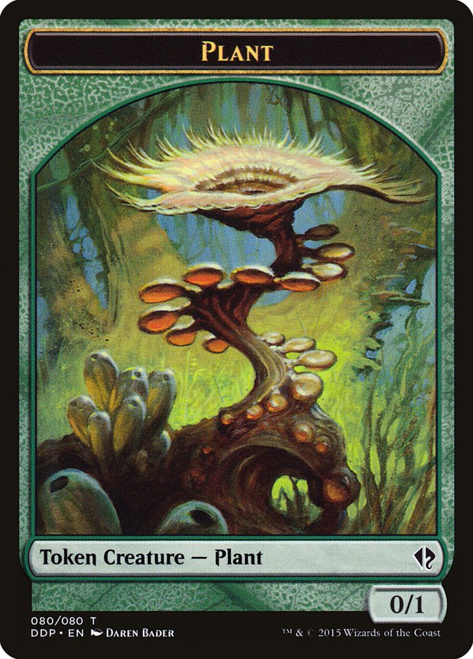 Plant Token [Duel Decks: Zendikar vs. Eldrazi] | Kessel Run Games Inc. 