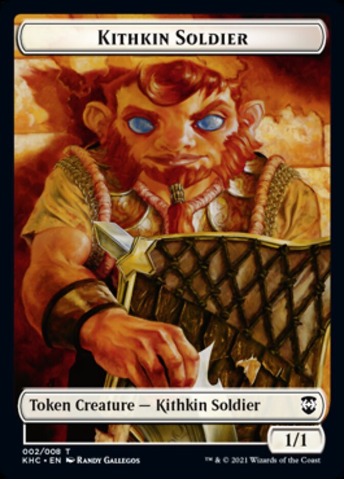Kithkin Soldier Token [Kaldheim Commander Tokens] | Kessel Run Games Inc. 