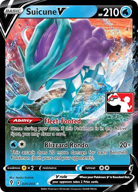 Suicune V (031/203) [Prize Pack Series One] | Kessel Run Games Inc. 