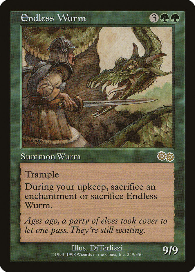 Endless Wurm [Urza's Saga] | Kessel Run Games Inc. 