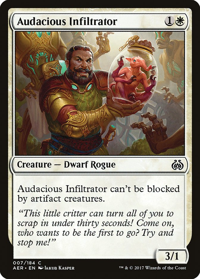 Audacious Infiltrator [Aether Revolt] | Kessel Run Games Inc. 