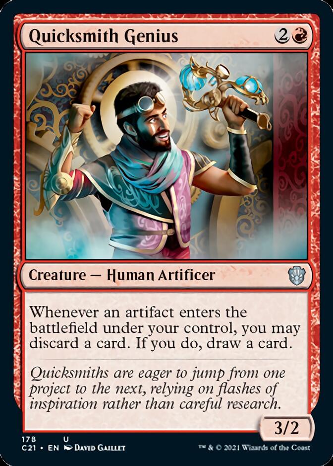 Quicksmith Genius [Commander 2021] | Kessel Run Games Inc. 