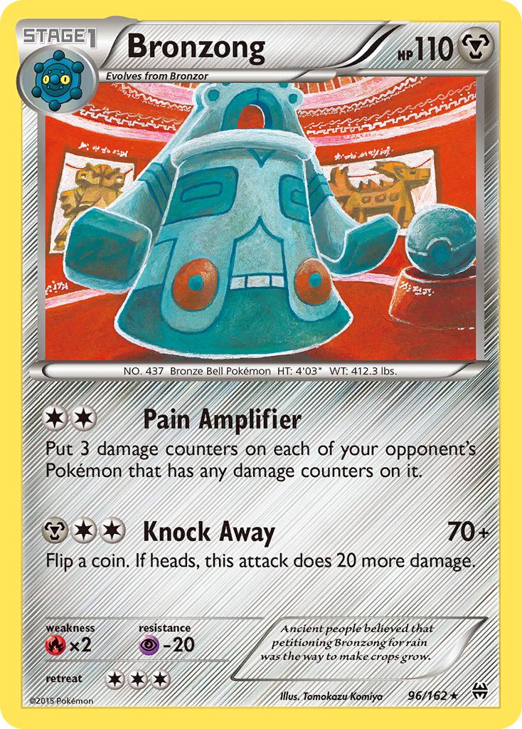 Bronzong (96/162) [XY: BREAKthrough] | Kessel Run Games Inc. 