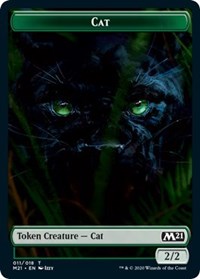 Cat (011) // Soldier Double-Sided Token [Core Set 2021 Tokens] | Kessel Run Games Inc. 