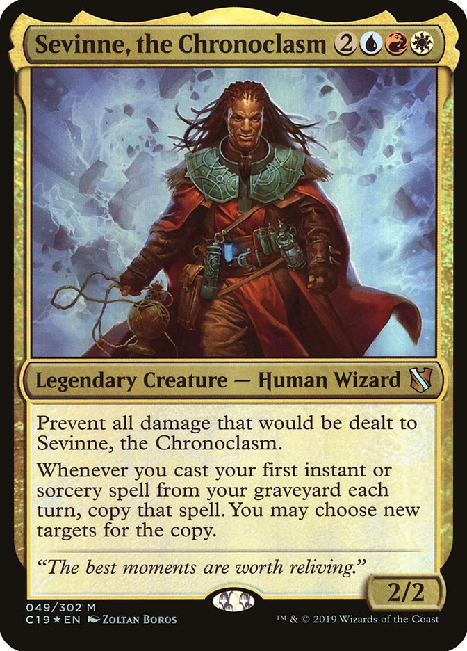 Sevinne, the Chronoclasm (Oversized) [Commander 2019 Oversized] | Kessel Run Games Inc. 