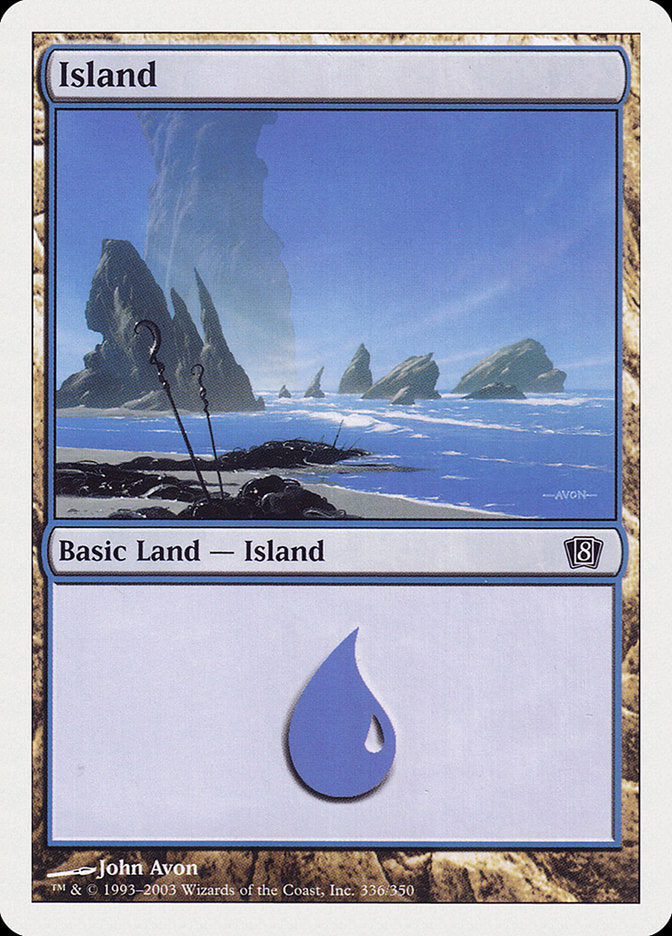 Island (336) [Eighth Edition] | Kessel Run Games Inc. 