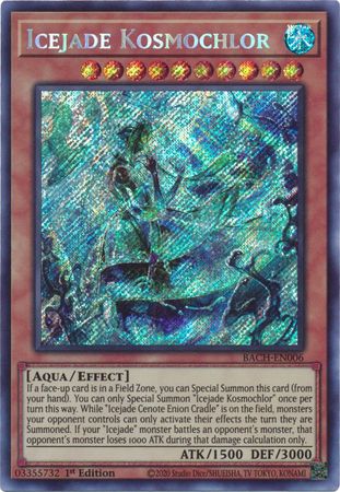 Icejade Kosmochlor [BACH-EN006] Secret Rare | Kessel Run Games Inc. 