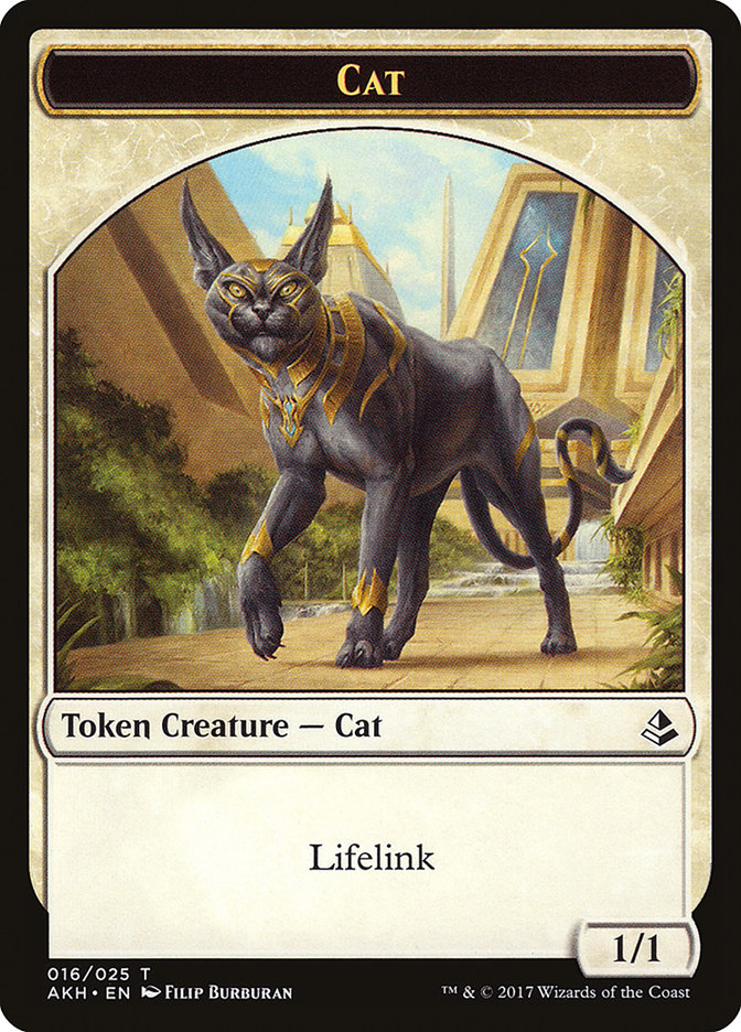 Cat Token [Amonkhet Tokens] | Kessel Run Games Inc. 