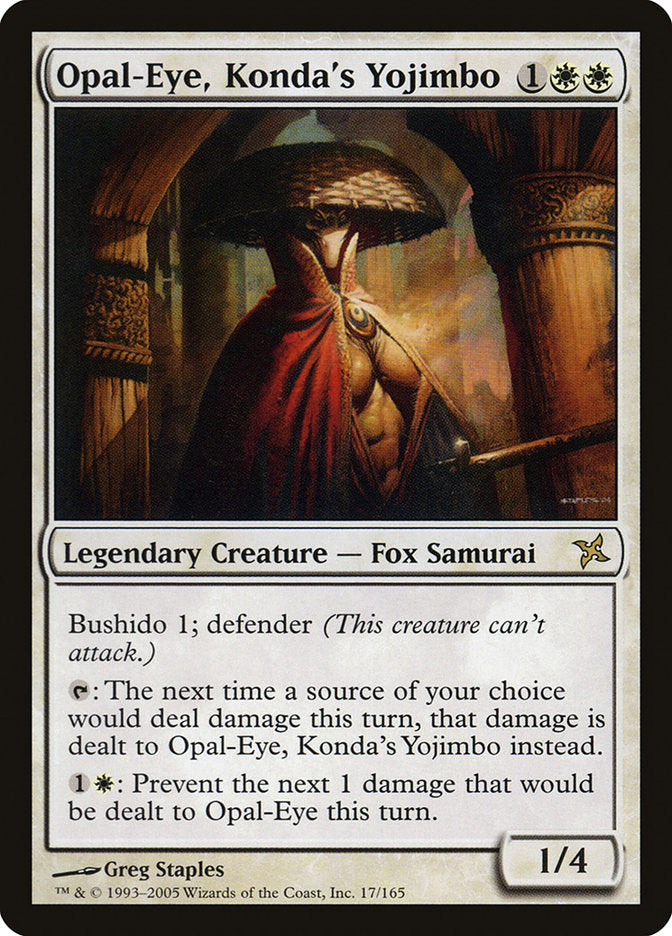 Opal-Eye, Konda's Yojimbo [Betrayers of Kamigawa] | Kessel Run Games Inc. 