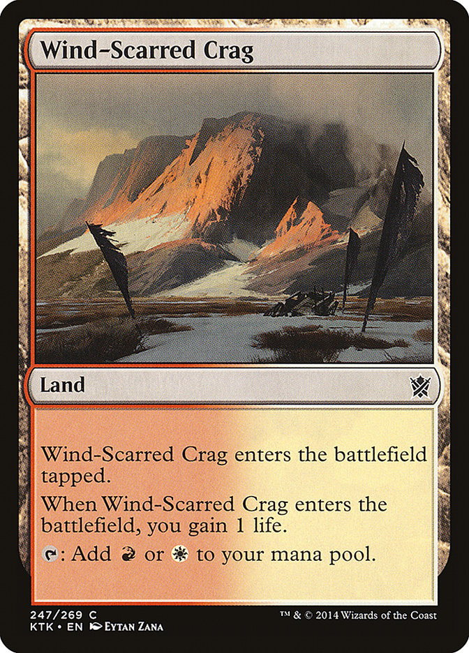 Wind-Scarred Crag [Khans of Tarkir] | Kessel Run Games Inc. 