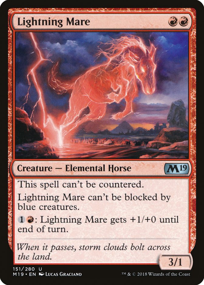 Lightning Mare [Core Set 2019] | Kessel Run Games Inc. 