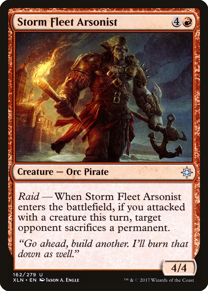 Storm Fleet Arsonist [Ixalan] | Kessel Run Games Inc. 