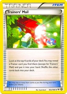 Trainers' Mail (92a/108) (Alternate Art Promo) [XY: Roaring Skies] | Kessel Run Games Inc. 