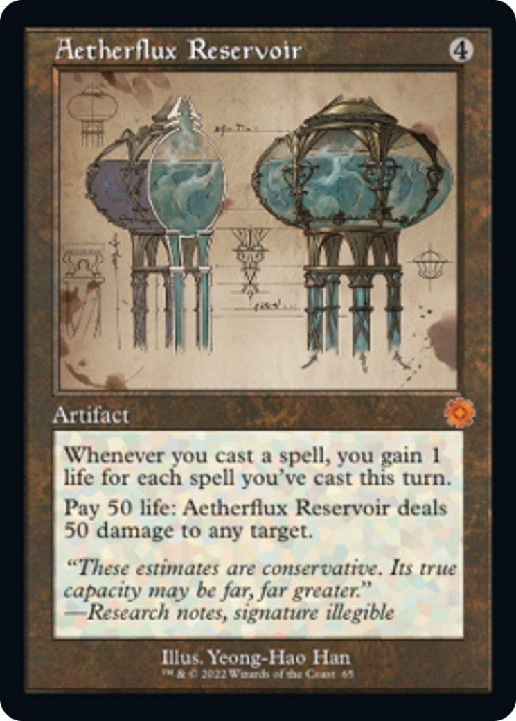 Aetherflux Reservoir (Retro Schematic) [The Brothers' War Retro Artifacts] | Kessel Run Games Inc. 